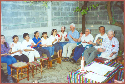 A joyful Eucharist with the youth group