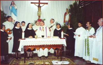 Eucharist at Profession